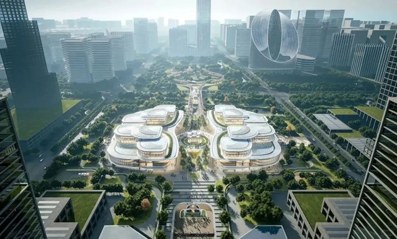 余杭未來科技城市民中心方案公布，即將開工!